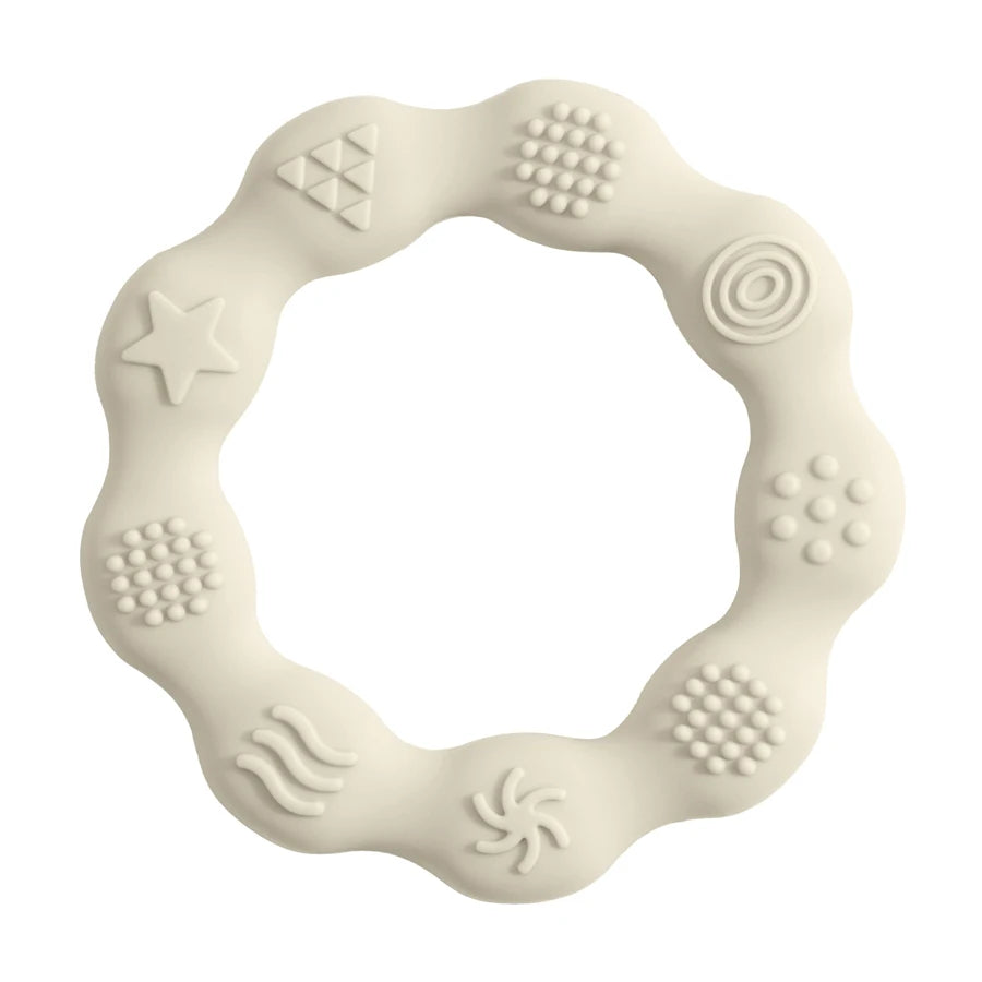 Baby Teether – Food-Grade Silicone, BPA-Free, Tactile Grip, Newborn Teething Toy, Baby Shower Gift