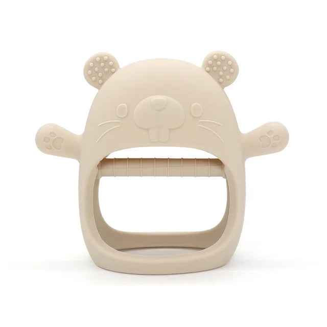 Baby Teething Glove – Silicone, BPA-Free, Anti-Bite, Newborn Accessory